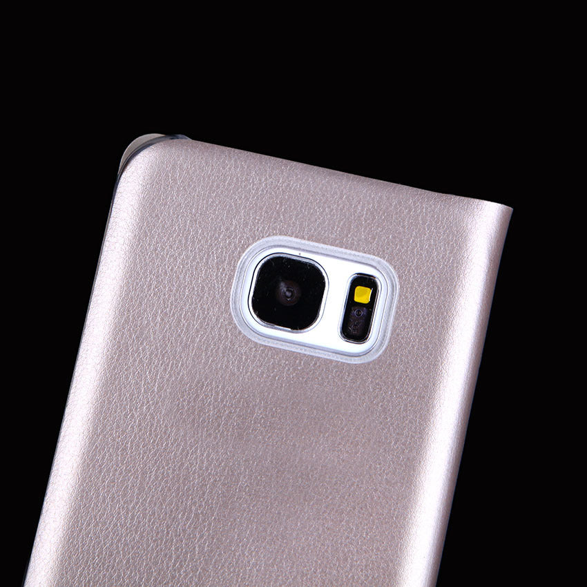 Étui de téléphone flip carte en cuir