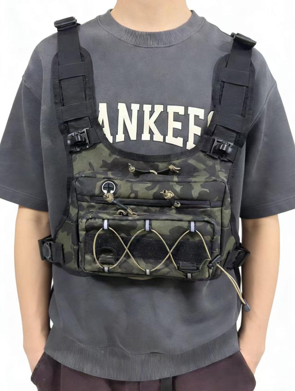 Tactical Chest Pack multifonctionnel adapté à la course sur piste