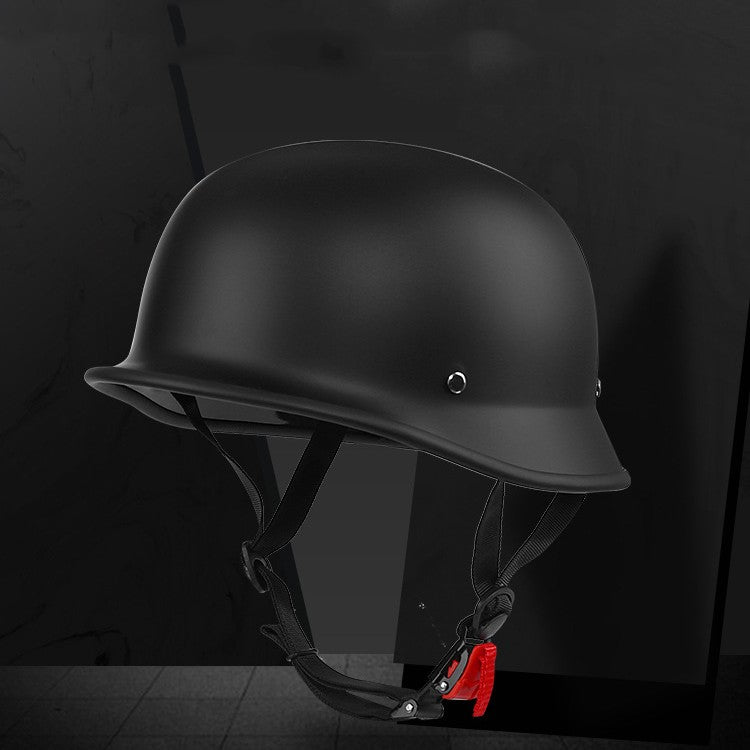 Moto Unisex Demi casque mat noir
