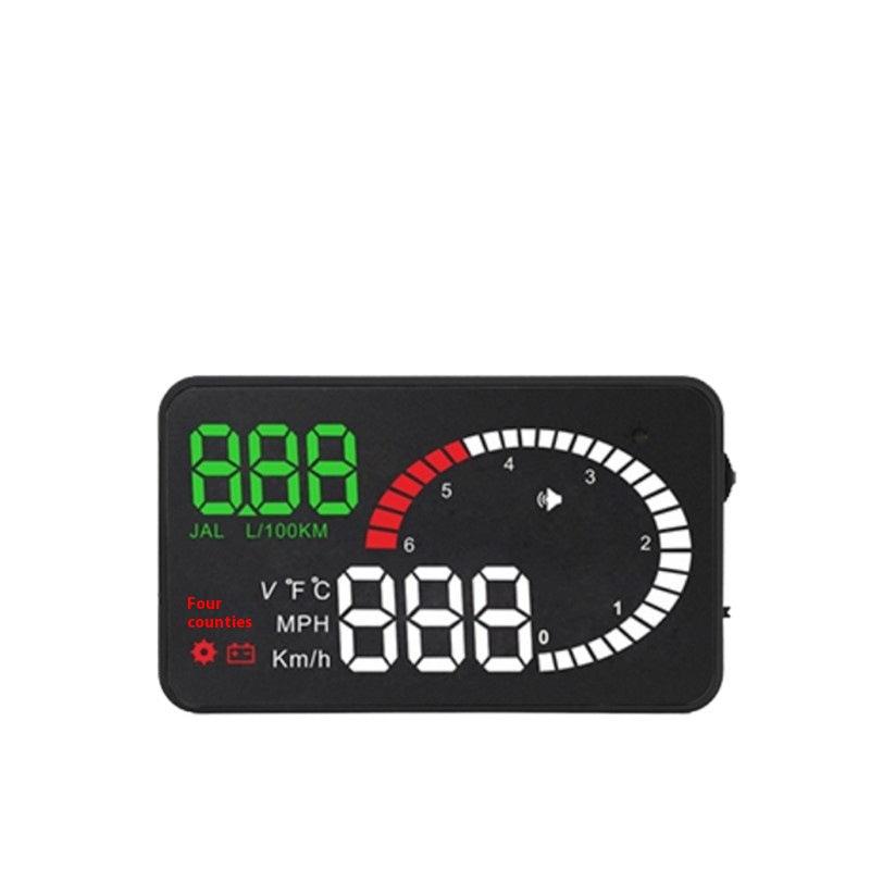 Projecteur de tension de consommation de carburant à tête HUD montée sur voiture