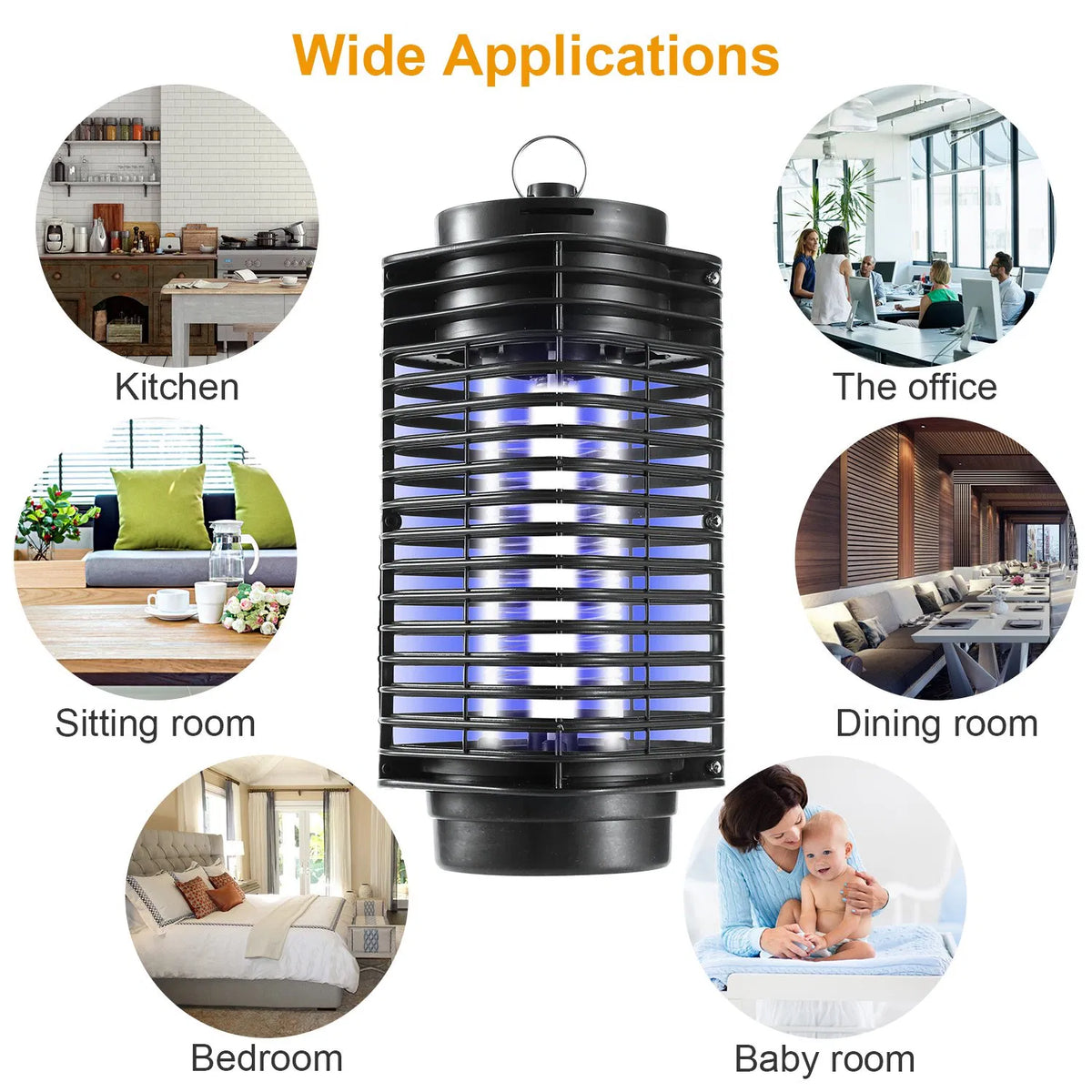Piège électrique roulant intérieur
