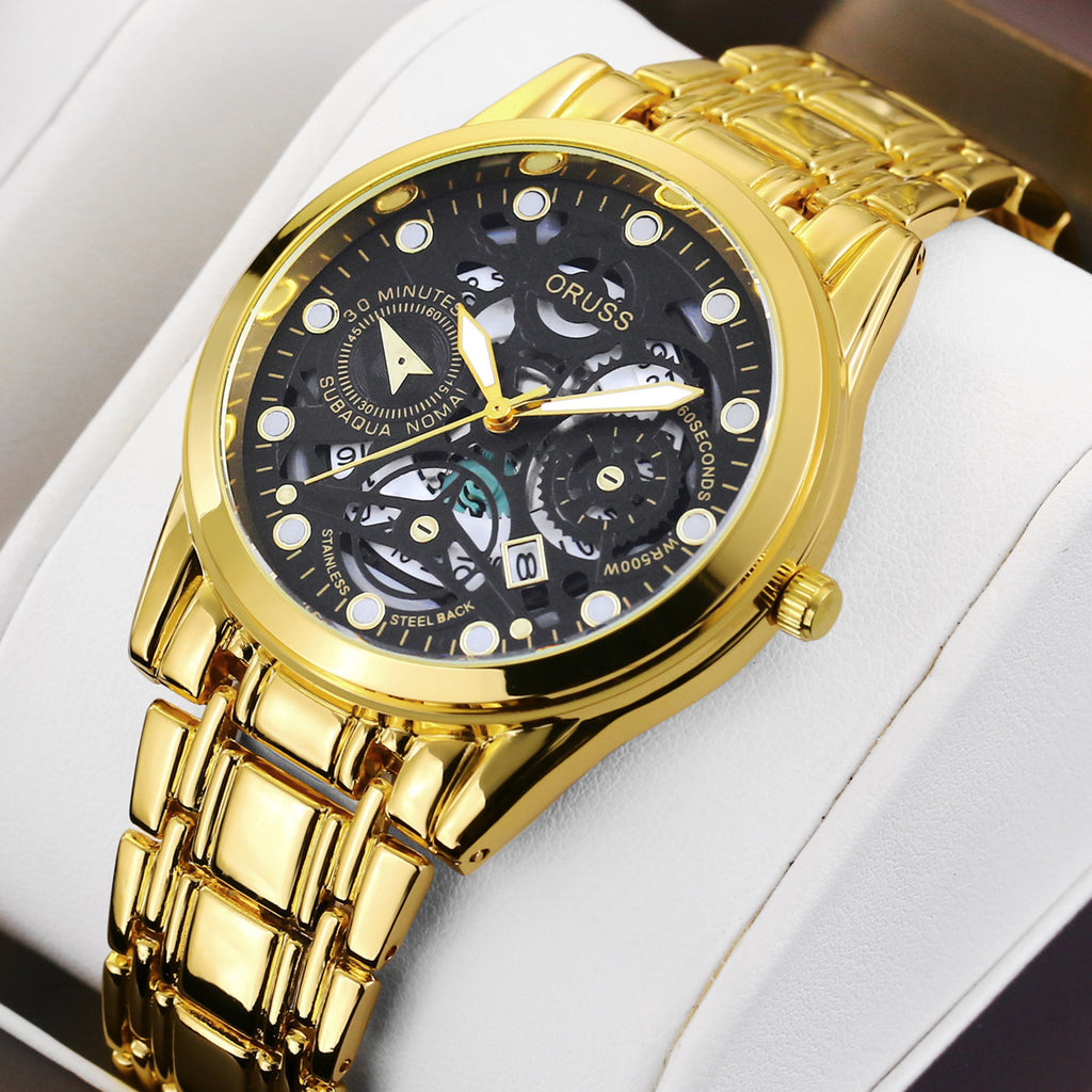 Mouvement automatique de montres Quartz Hollow