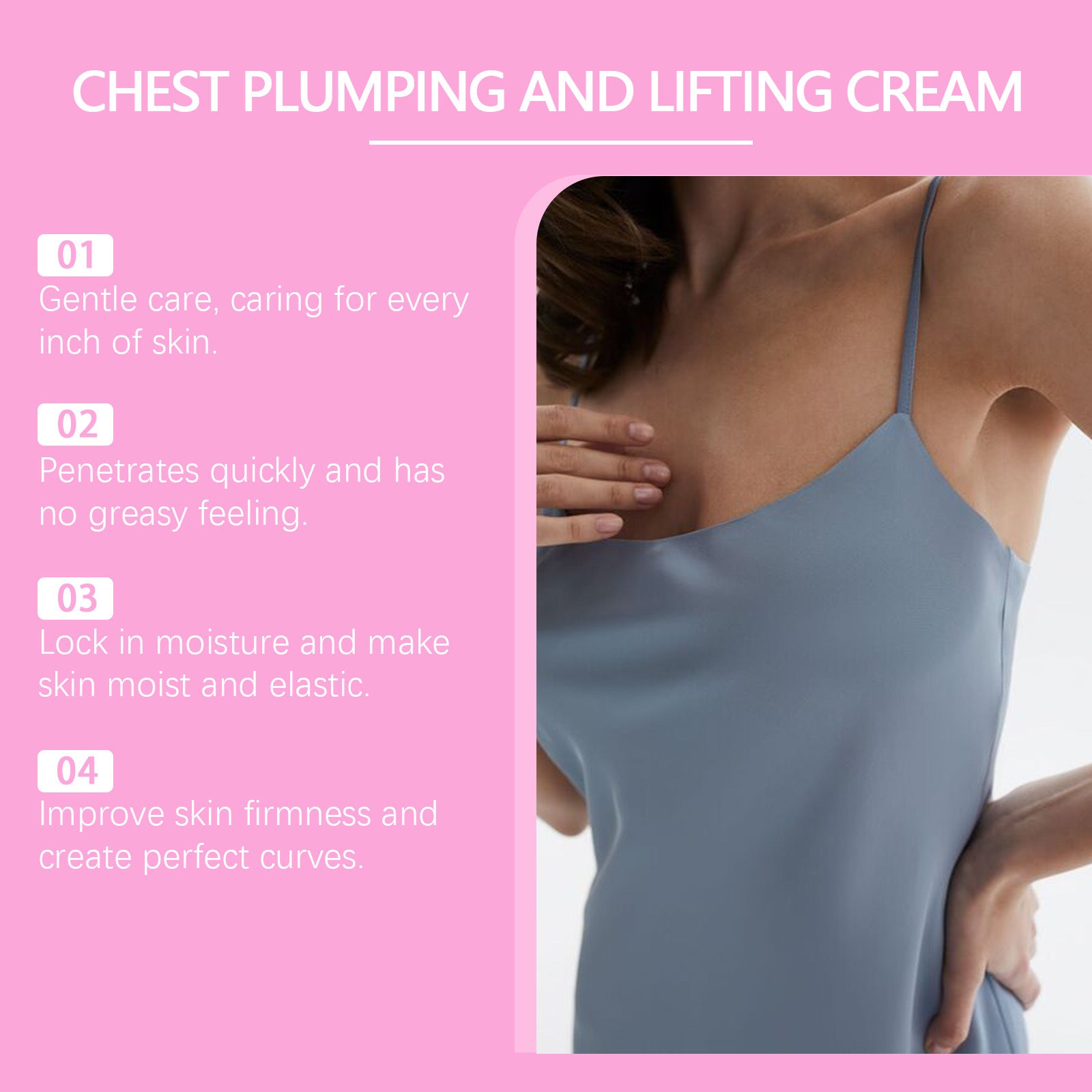 Crème de soin du sein Oceaura Hydratante et Hydratante Crème de soin de massage pour le sein des femmes