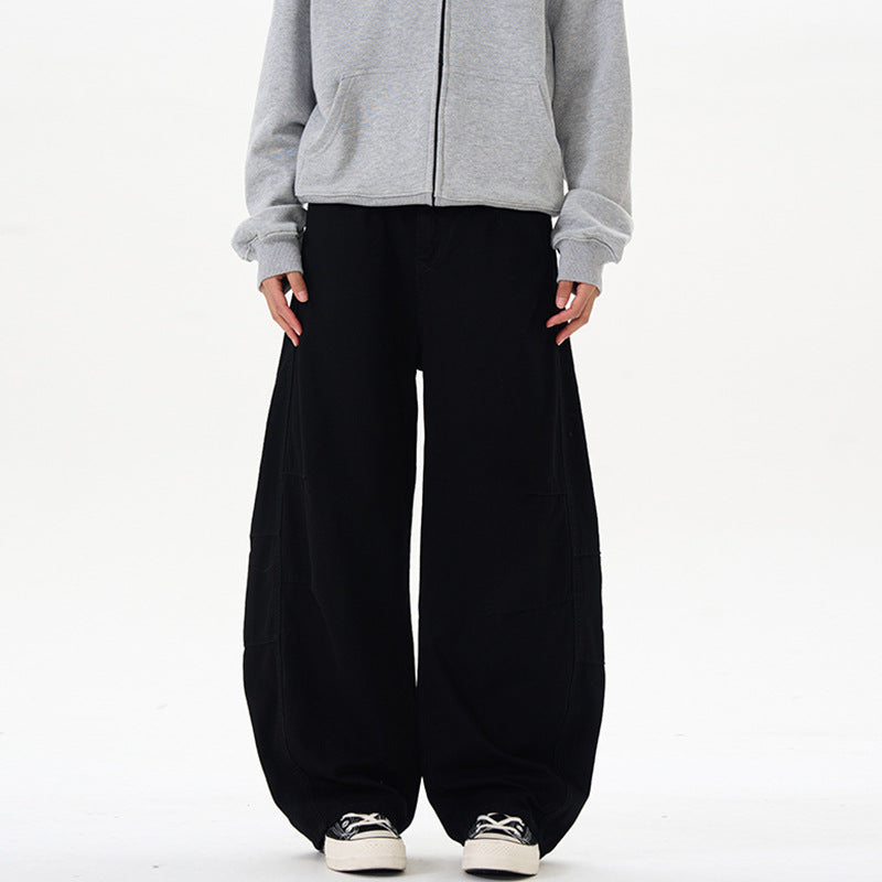 Pantalons en silhouette coupée style américain pour hommes