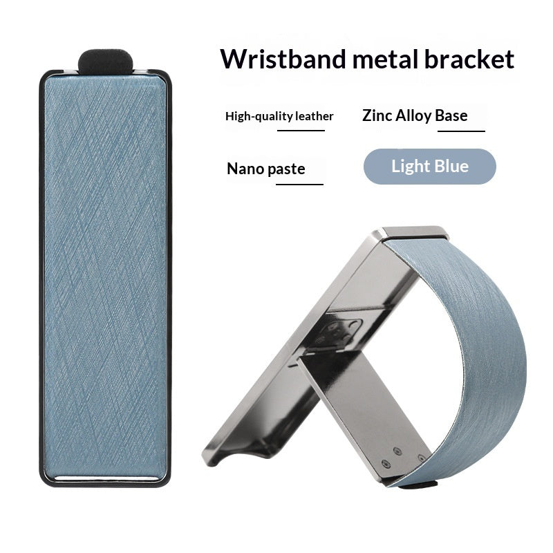 Porte-bracelet de téléphone avec dossier adhésif pliable pour l'utilisation du bureau