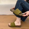 Sandales plates pour femmes Retro
