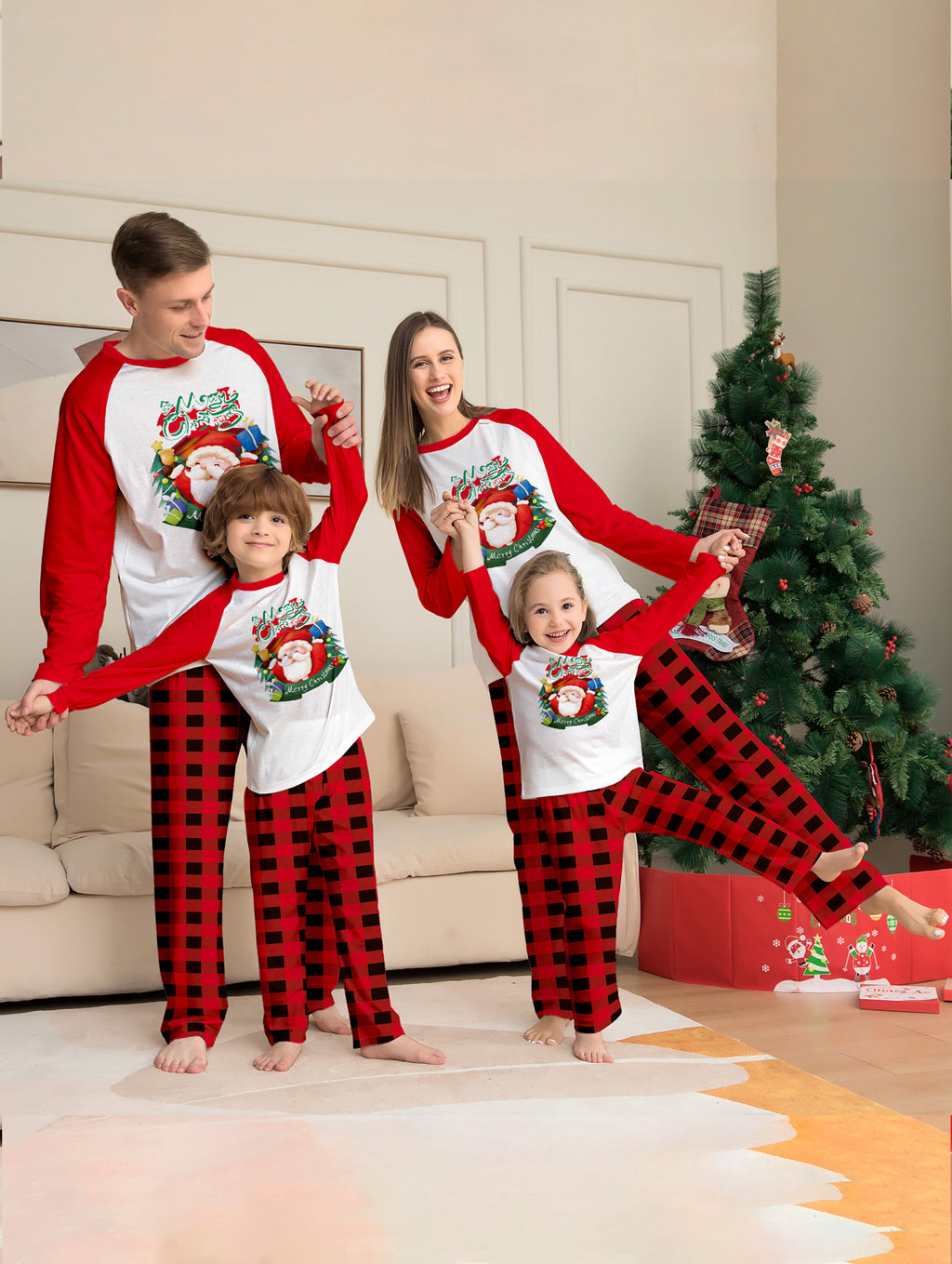Pantalon de caricature imprimé manches longues costume de vacances