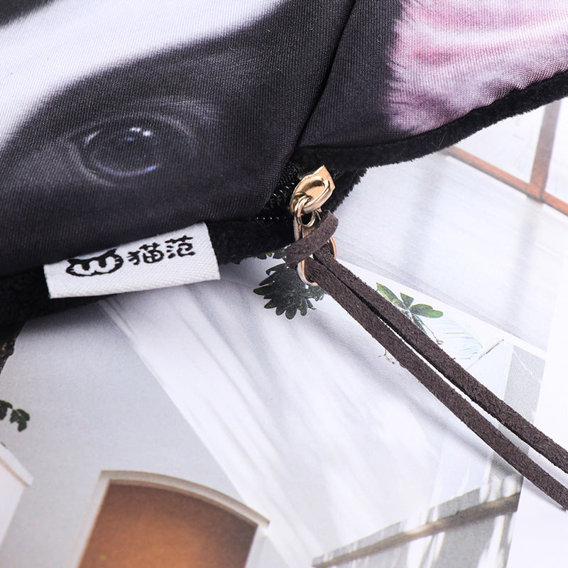 Corée créative Harajuku star Wang sac à main en tissu Plush sac de changement de chien
