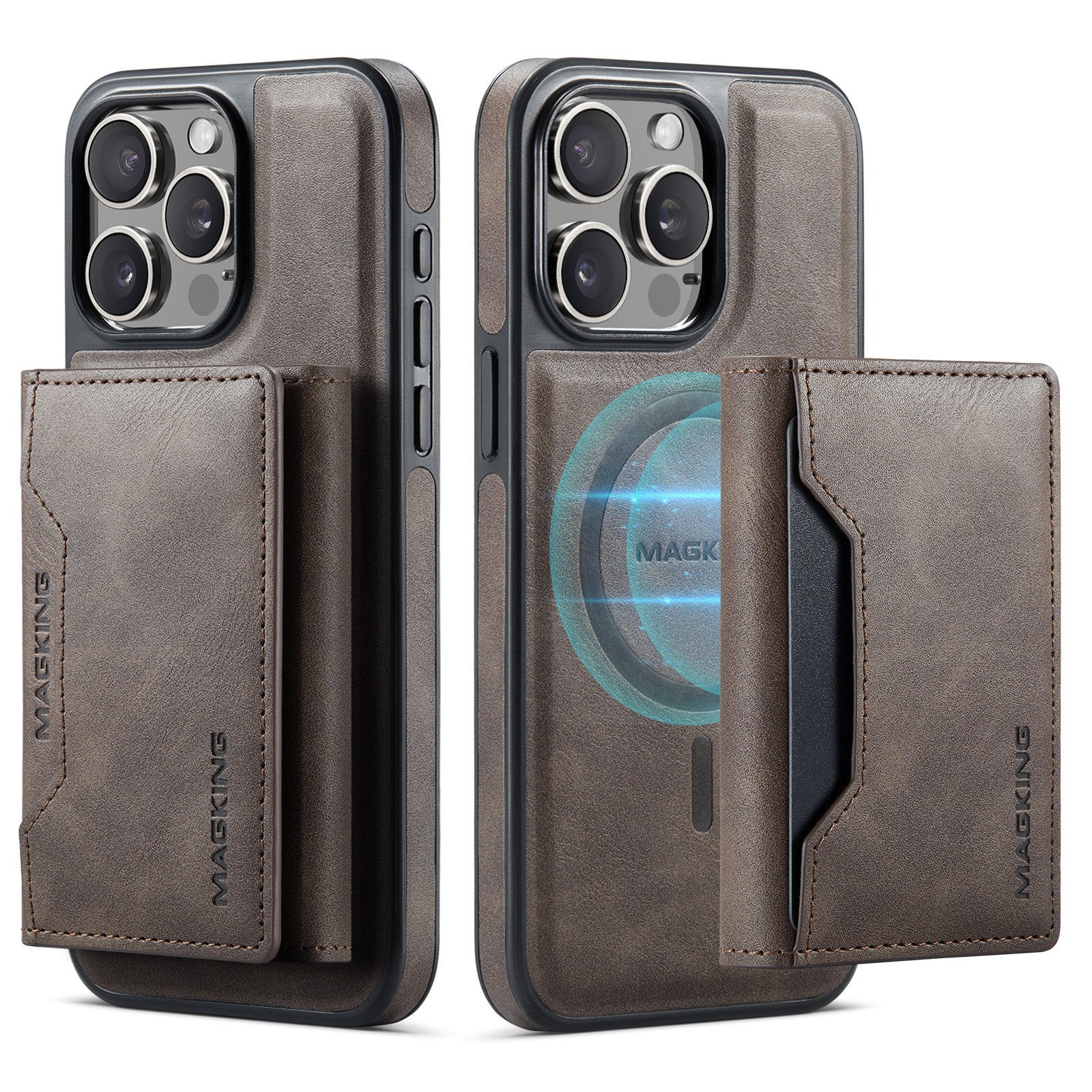 Chargeur sans fil de carte de téléphone mobile multicarte