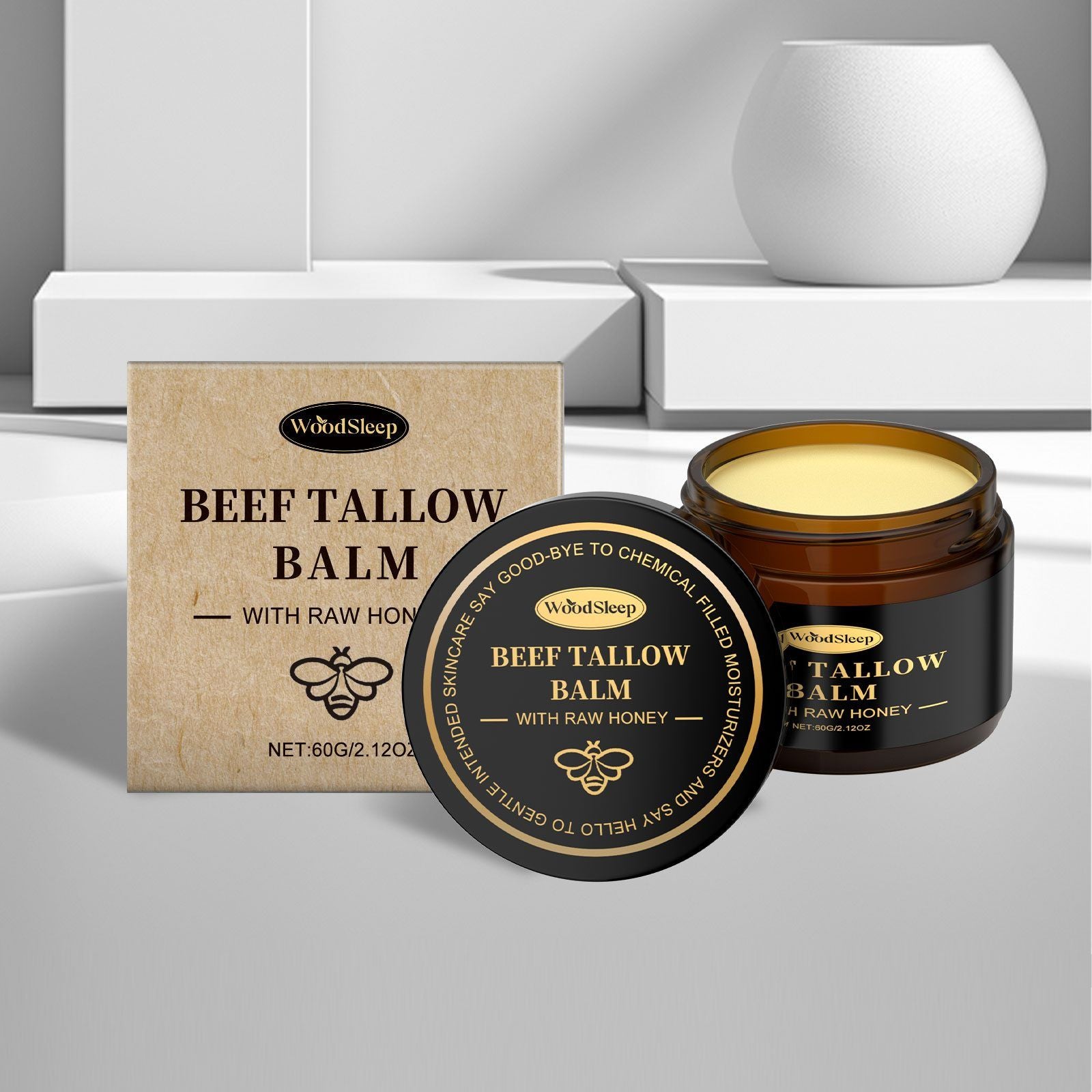 Crème hydratante pour visage WOODSLEEP Tallow