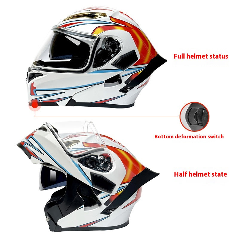 Personnalisé Big Tail Knight Sécurité Quatre saisons Casque universel