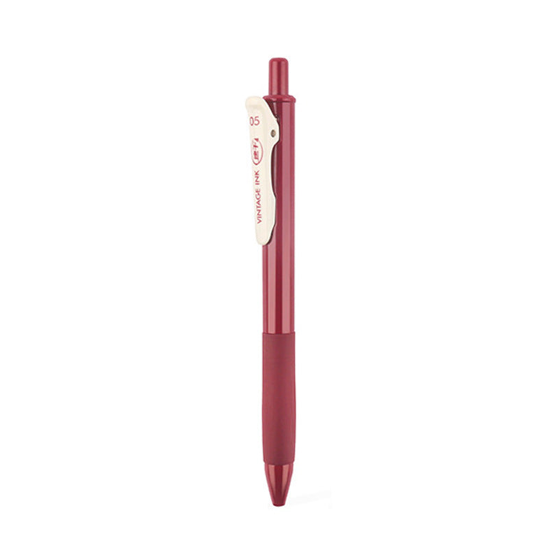 Rétro couleur Gel stylo ensemble de papeterie étudiante