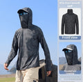 Homme S Summer Sun Veste de protection avec revêtement du visage Style léger