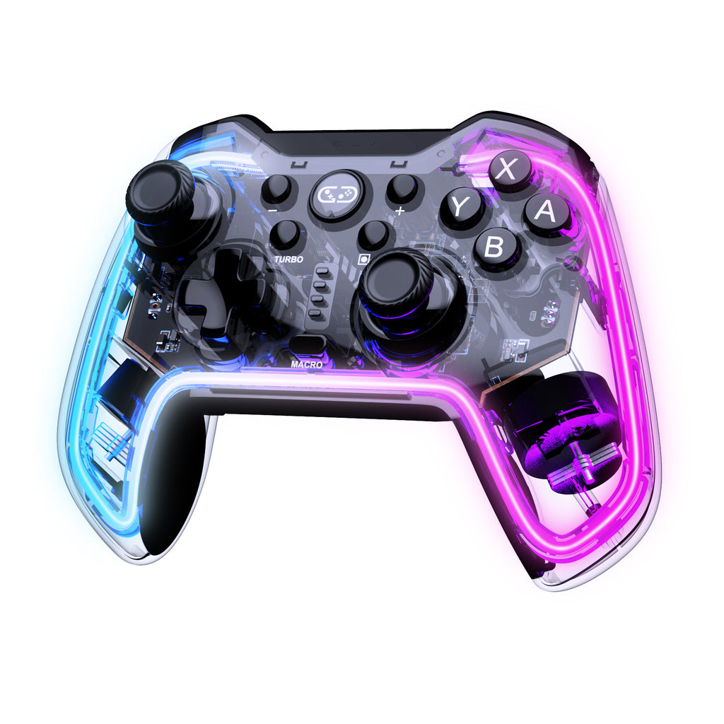 Contrôleur de jeu Neon RGB Contrôleur de jeu illuminé multicolore