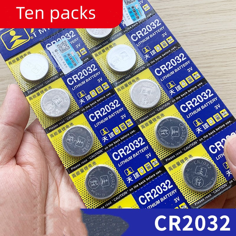 CR2032 Carnet de bureau carte mère batterie 3V bouton COM