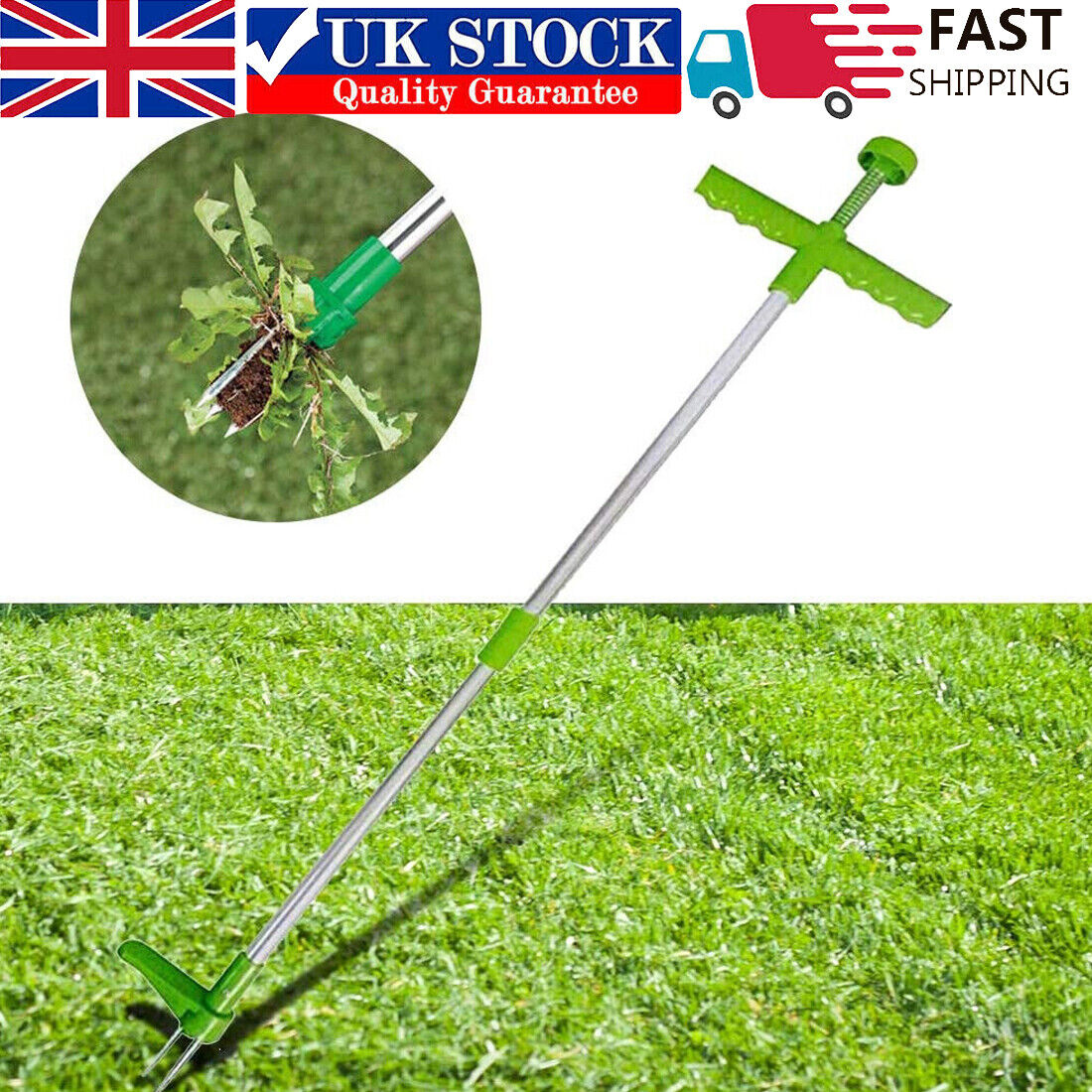 Puller de mauvaises herbes Weeder Twister Twist Pulp Claw Garden Lawn Root Killer Remover Tool