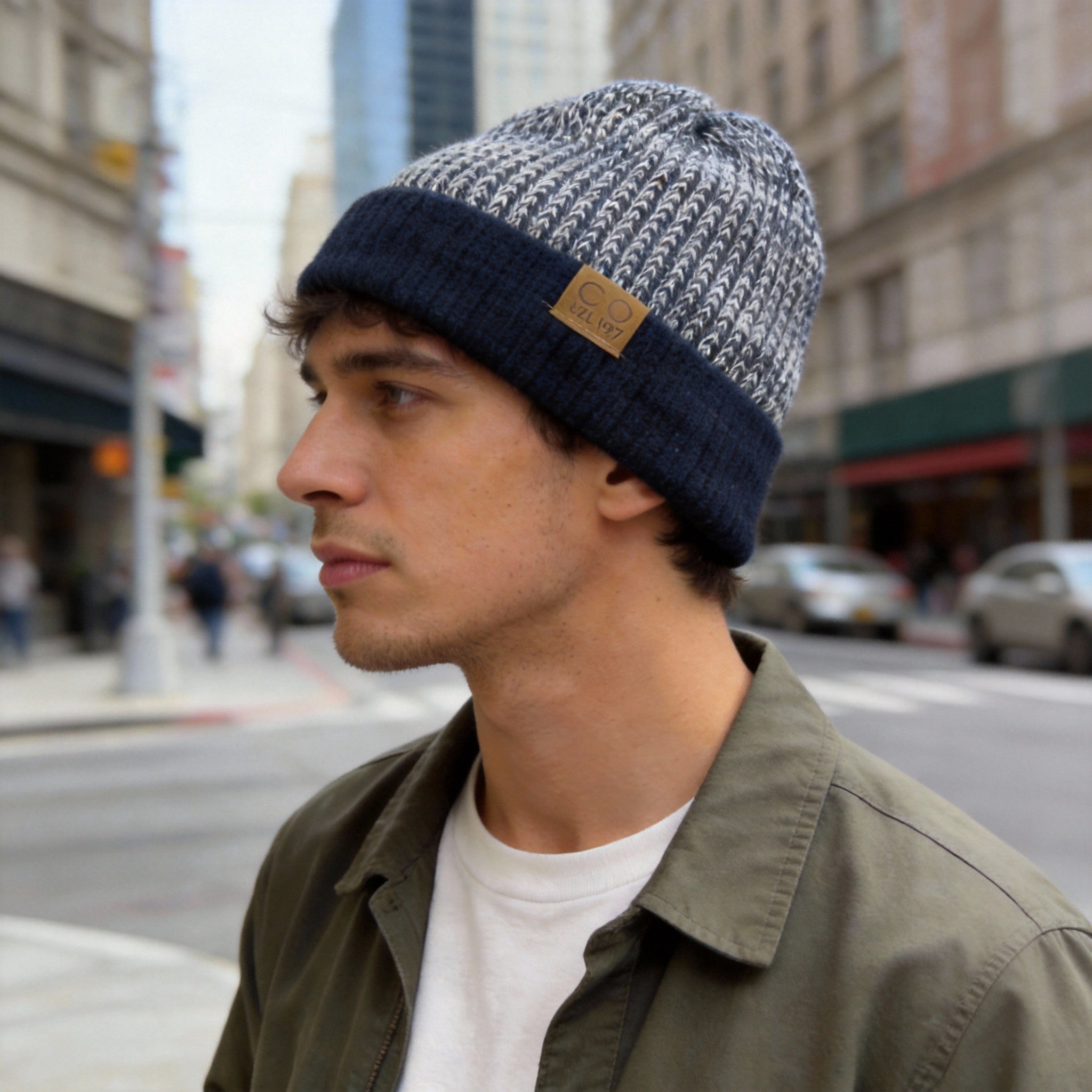 Chapeau de bonnet d'hiver chaud pour hommes doublé d'une tête épaisse coupe-vent