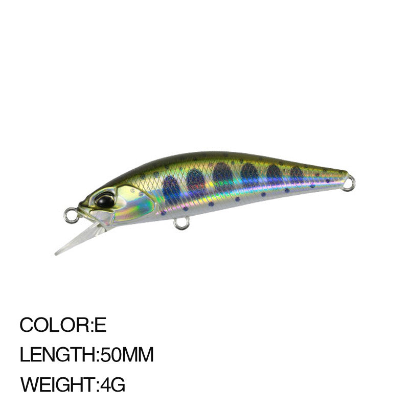 Lure Bait Micro-objet Fausse Bait Sinking Water Minnow Pêche en mer douce