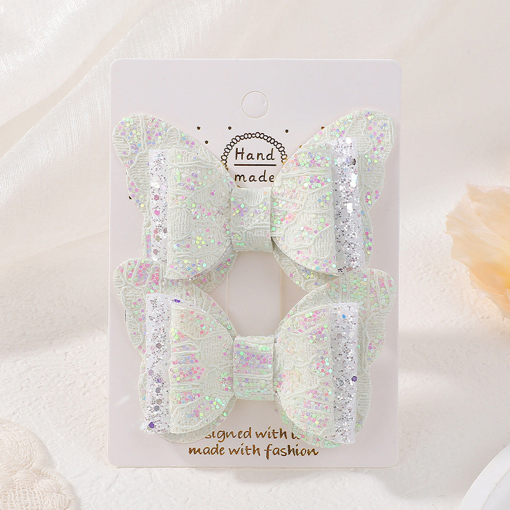 Ensemble de pinces pour cheveux Bow pour enfants