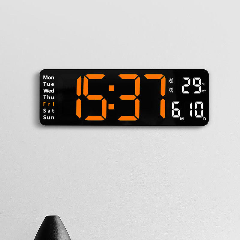 13 pouces simple assis et pendu double usage horloge salon grande police