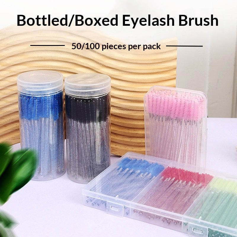 Mascara jetable en cristal en bouteille couleur spirale Tour