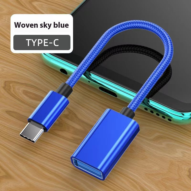 OTG USB Adaptateur Cable Phone Fast Charge Car Read USB Drive