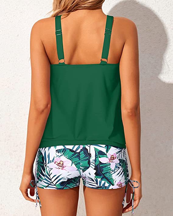 Ensemble de maillots de bain à deux pièces amovibles pour femmes