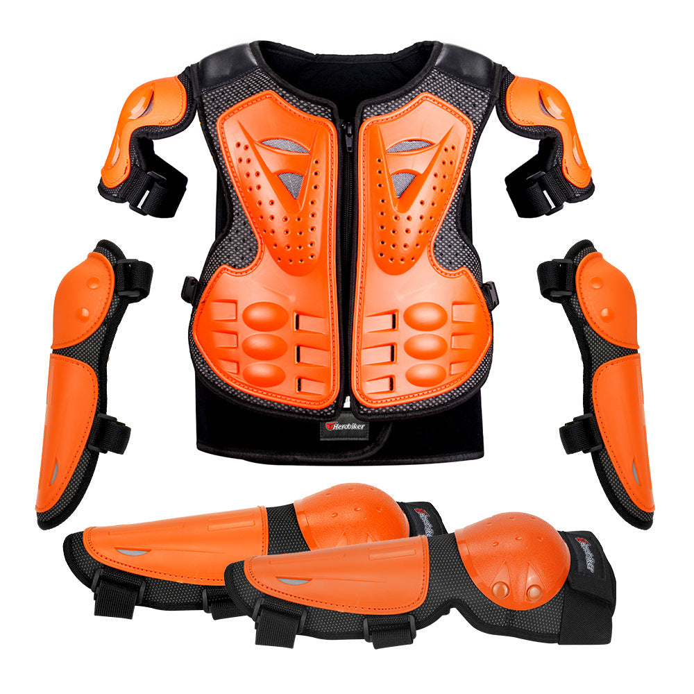 Jeu de cinq pièces de blindage pour enfants de moto