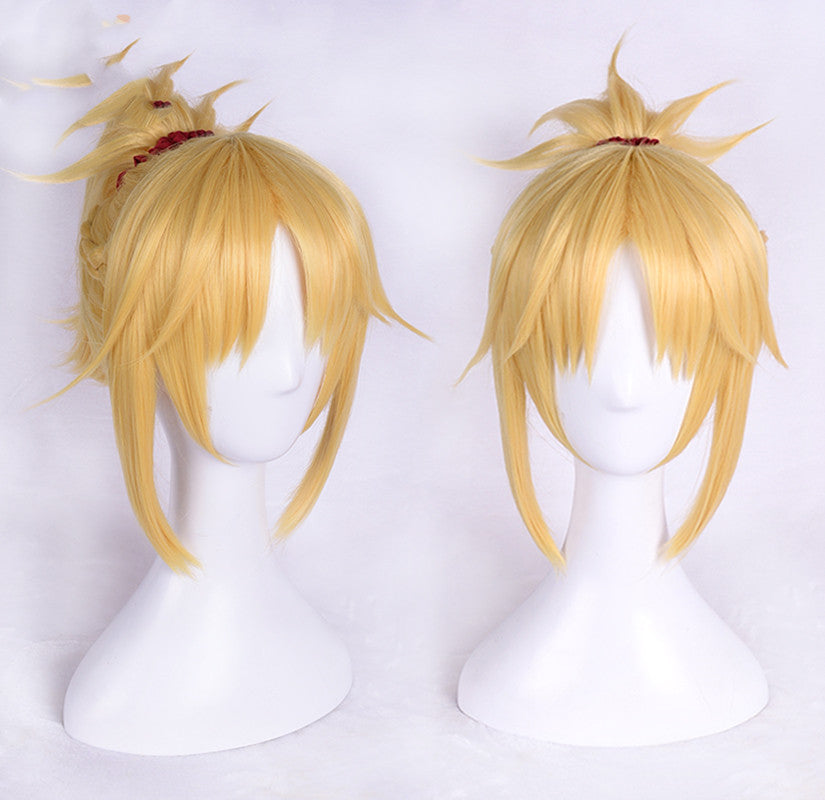SUNCOS FGO Perruque de cosplay mordred