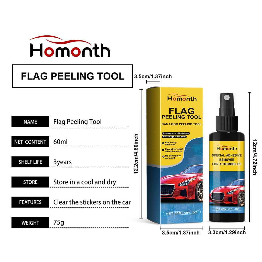 HOMONTH Automotive Sticker Residue Deleter Liquide