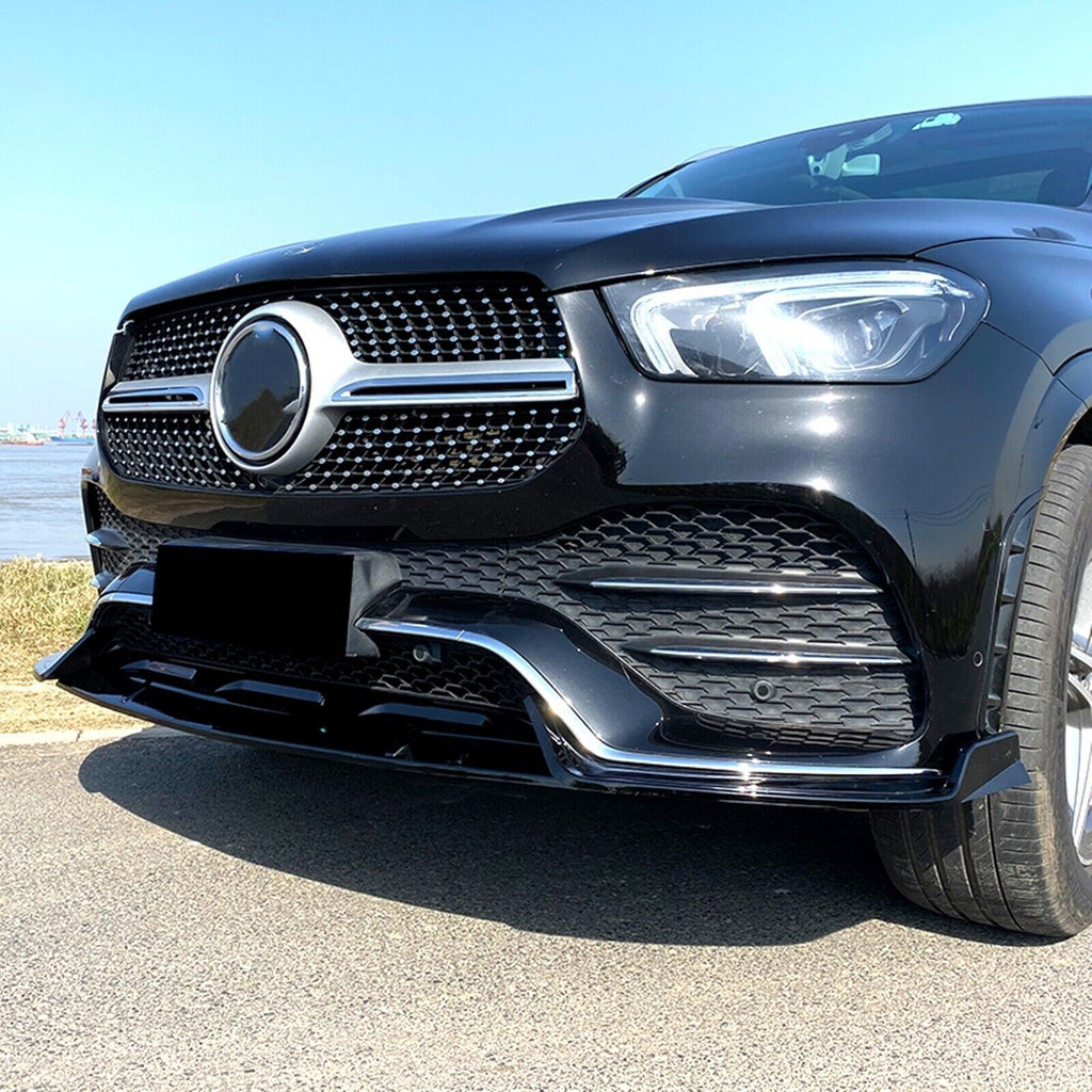 Gloss Black Front Spoiler Lip M Ercedes Classe GLE W167 C167