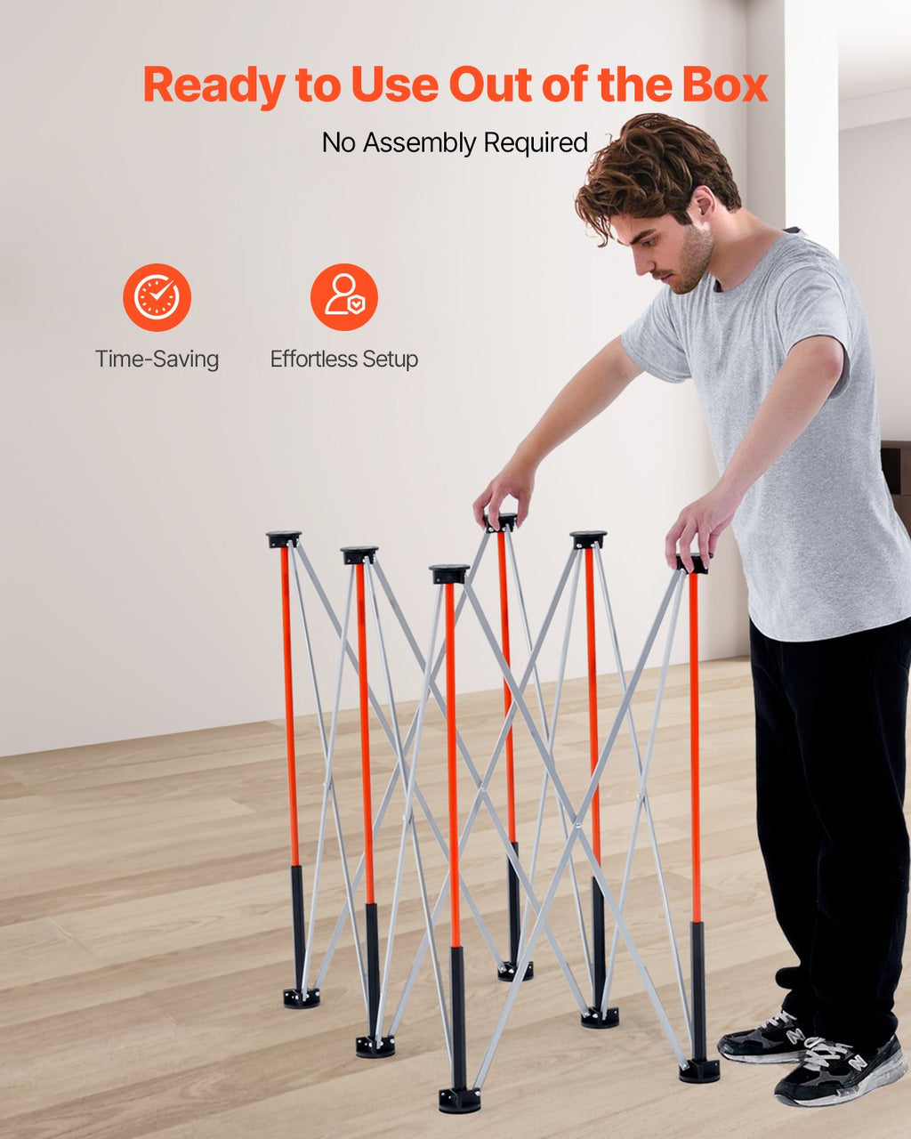 Support de travail pliable portatif 4.15 X 2.18ft Support de travail collapsible 2500lbs Capacité