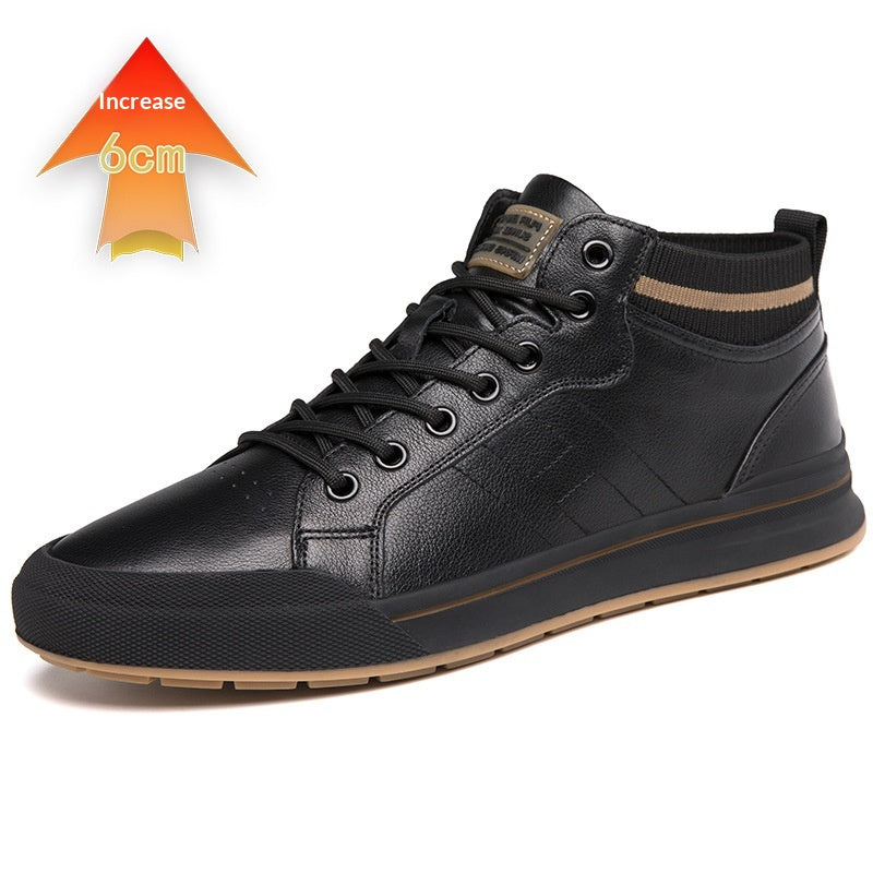 Hommes Invisible Mid-top Chaussures de taille croissante