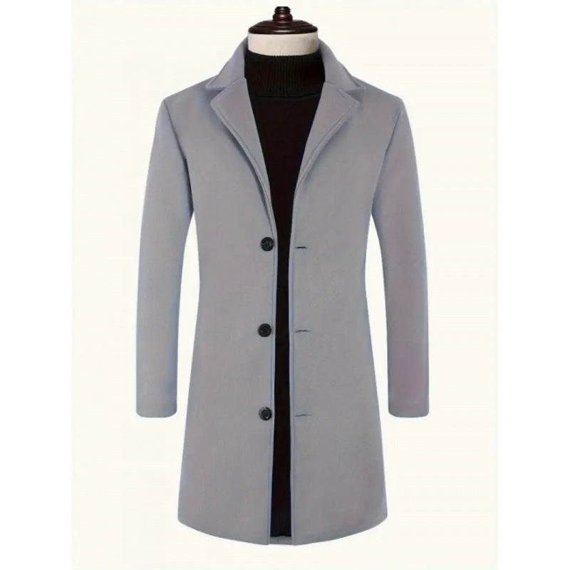Men's Loose and Confortable Trench Coat