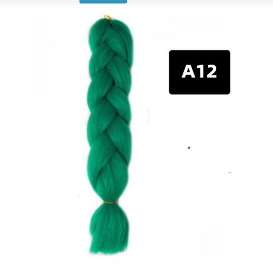Couleur Big Braid African Chemical Fibre Gradient en soie haute température