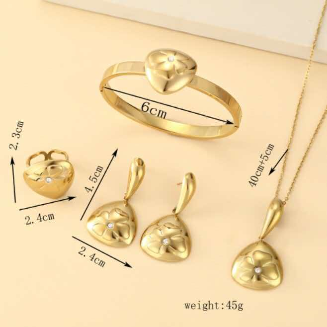 Boucles d'oreilles en acier inoxydable