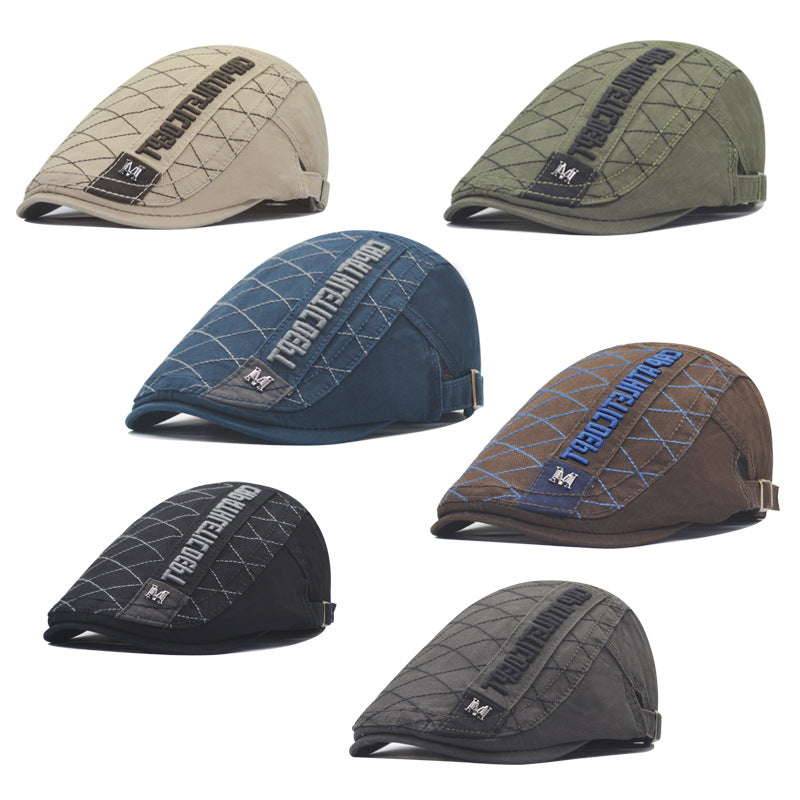 Protection solaire d'automne et d'hiver pour hommes Poof Peaked Cap