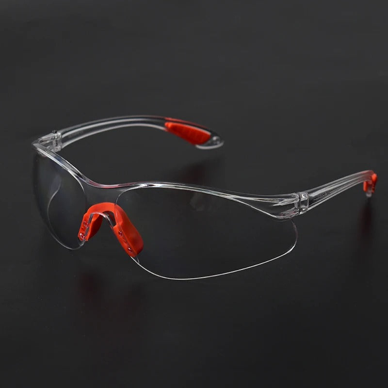 Matériel PC anti-impact de la poussière de vent lunettes de sécurité d'équitation transparent verres Lab travail sûr