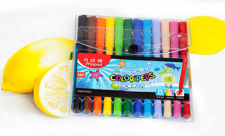 Elf sac à stylo aquarelle 12 couleurs