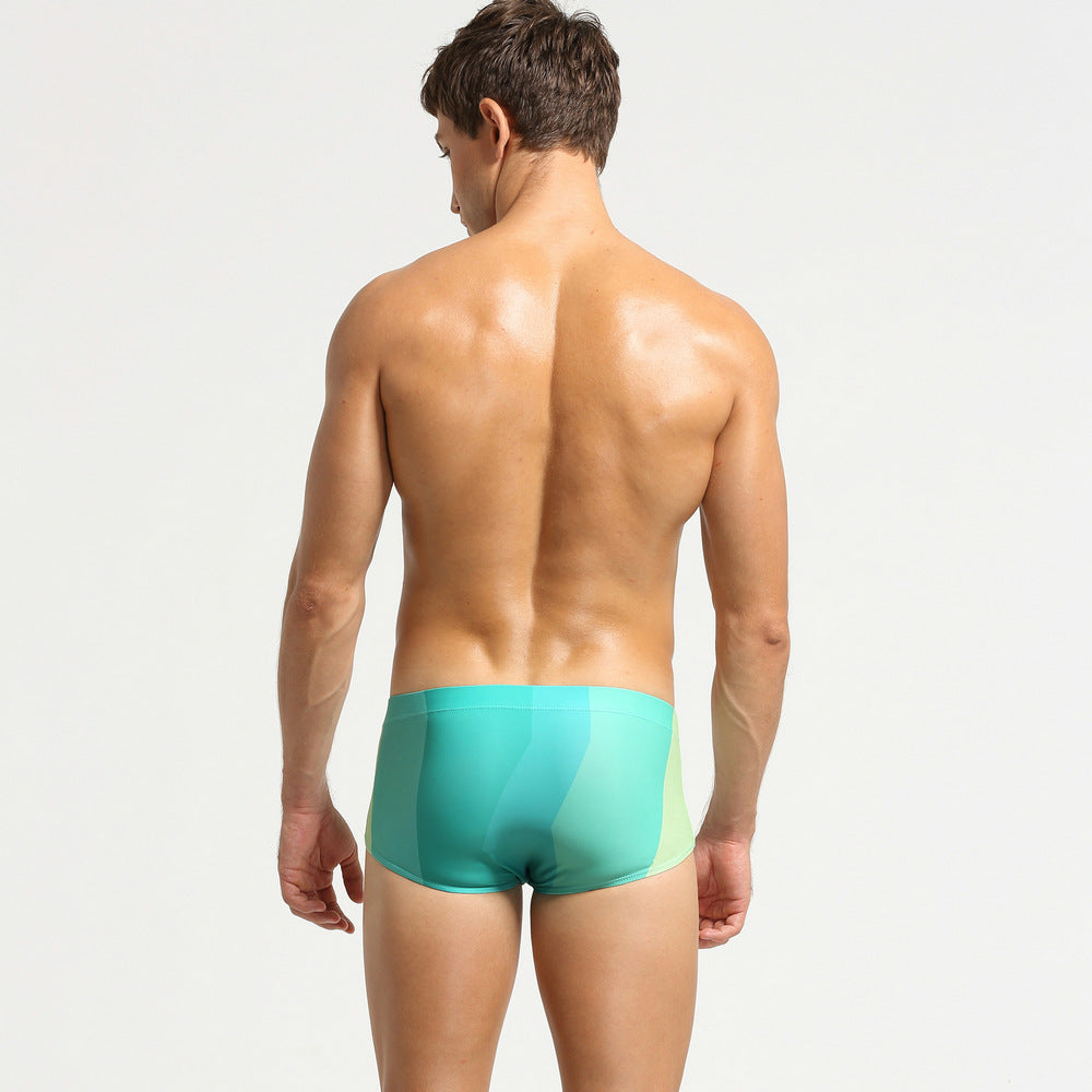 Tide de basse taille hommes de la couleur de mode Match court boxer Trunks