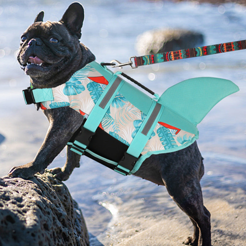 Shark Pet Life Vest Dog Baignade Vêtements