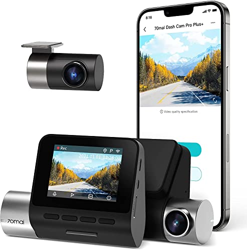 70mai A500S-1 2.7K 1944P HD WiFi intégré GPS Smart Dash Cam