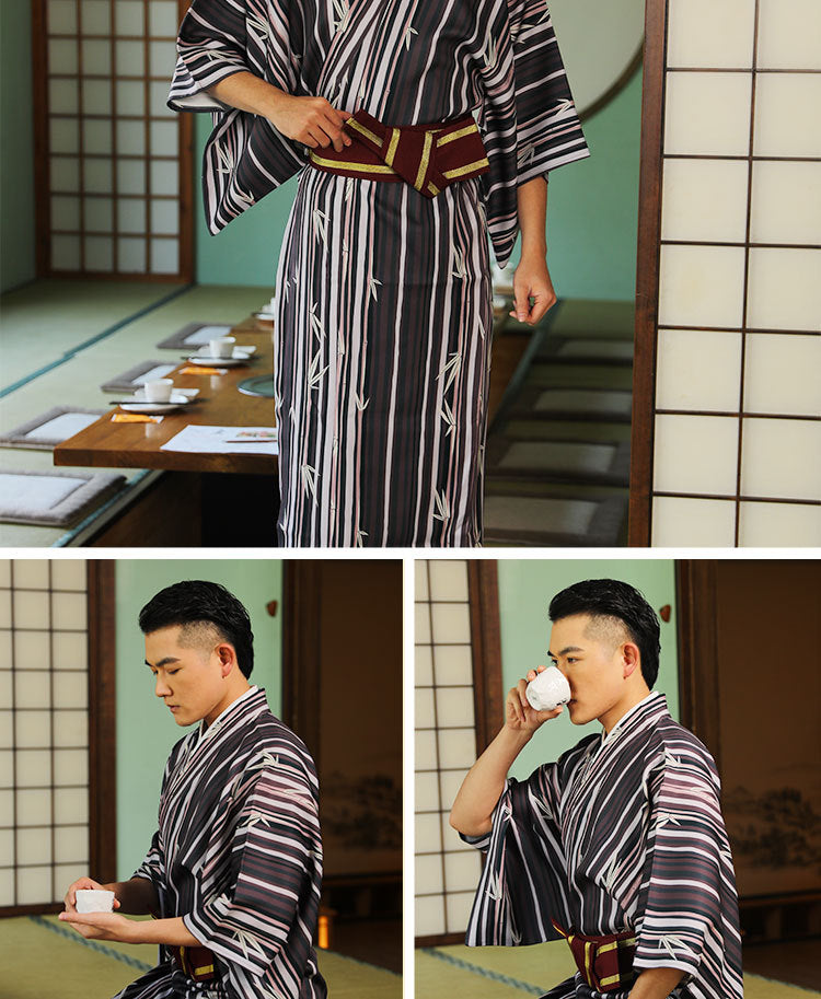 L'usure traditionnelle des hommes japonais Kimono