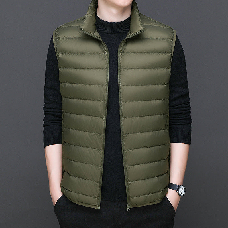 Veste de tampon léger pour canard thermique court d'hiver