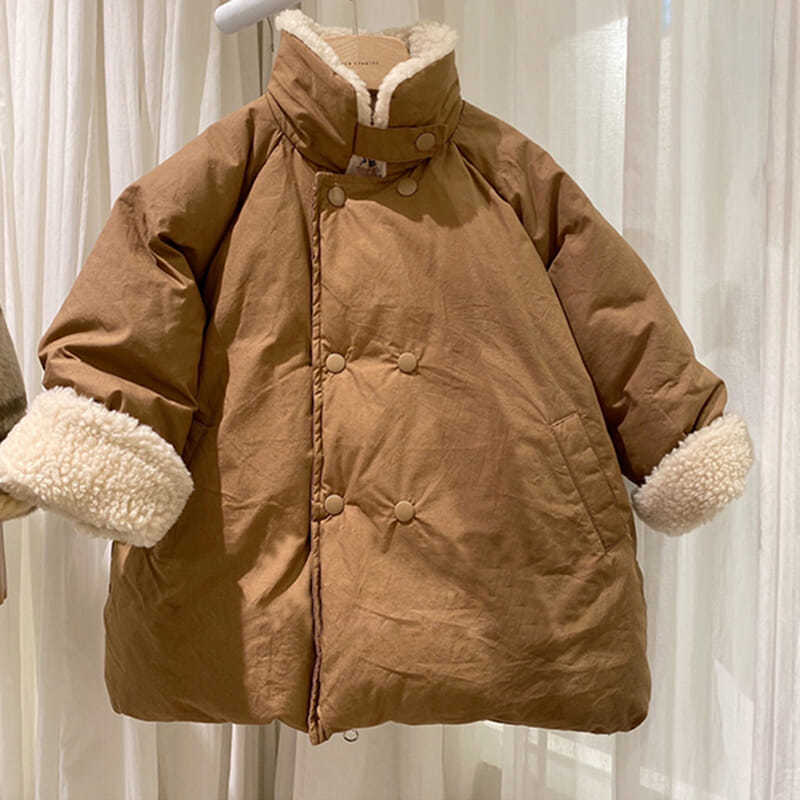 Manteau de coton épais pour enfants d'hiver