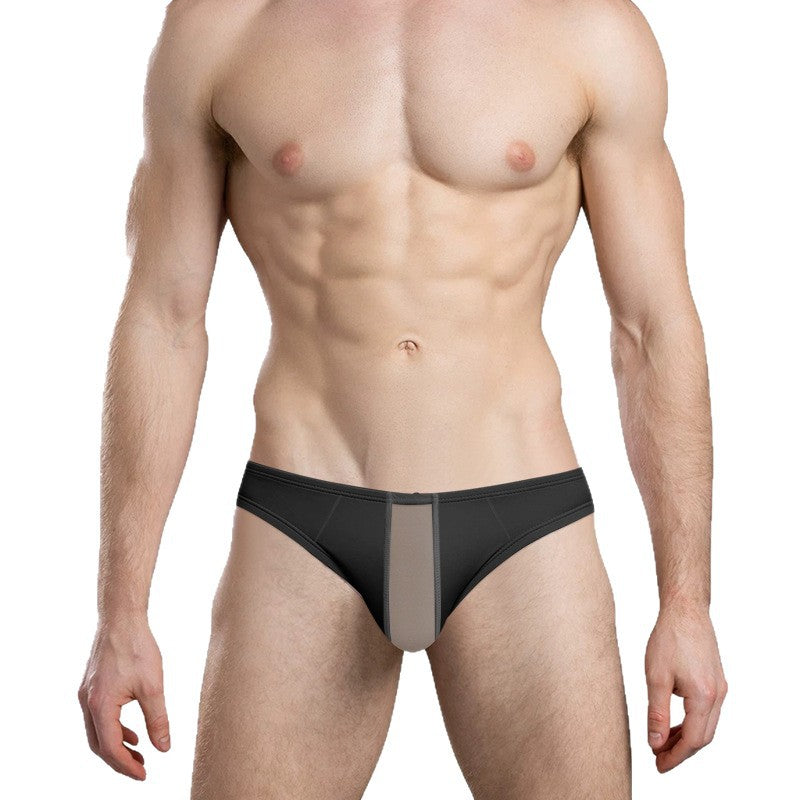 Modal Sexy hommes slips faible taille confortable et respirant haut élastique