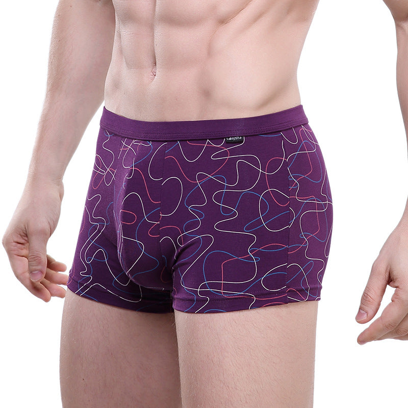 Short respirant imprimé pour hommes