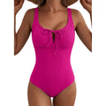 Maillot de bain texturé avec tummy-control