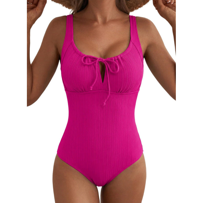 Maillot de bain texturé avec tummy-control