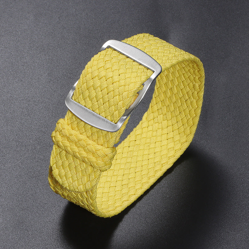 Bracelet de montre en nylon tissé pièces sur toile bracelet de montre